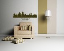 City of Canada Vinyl Decals Silhouette Modern Wall Art Sticker